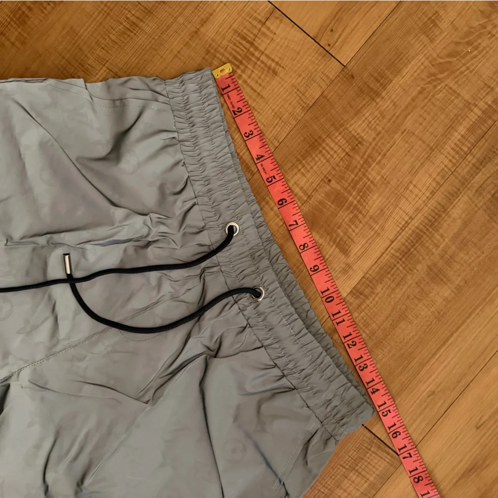 Black Monogram-Print Men's Swim Board Shorts